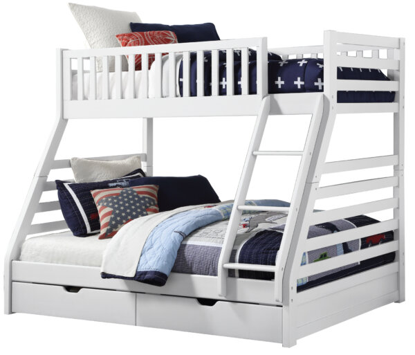 States Triple Bunk - White