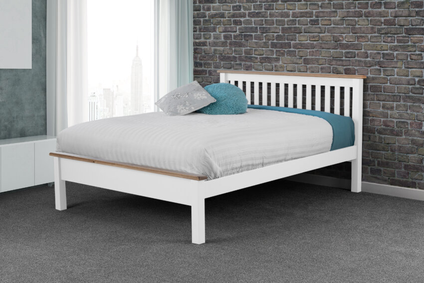 Newman Frame - White - Comfy Beds and Sofas