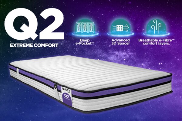 Quest Q2 Extreme Comfort Deep e-Pocket Mattress